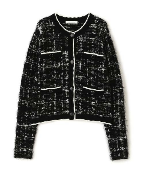 PINKY & DIANNE / ピンキーアンドダイアン カーディガン・ボレロ | ◆フェザーヤーンツイードニットジャケット | 詳細13