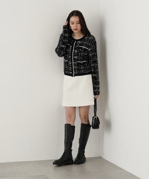 PINKY & DIANNE / ピンキーアンドダイアン カーディガン・ボレロ | ◆フェザーヤーンツイードニットジャケット | 詳細25