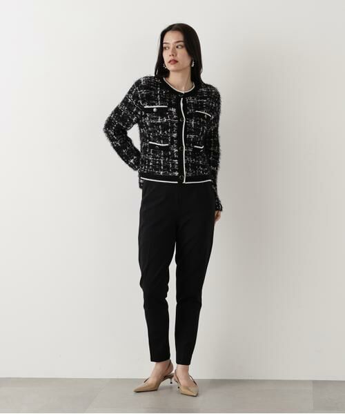 PINKY & DIANNE / ピンキーアンドダイアン カーディガン・ボレロ | ◆フェザーヤーンツイードニットジャケット | 詳細16