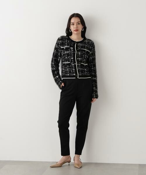 PINKY & DIANNE / ピンキーアンドダイアン カーディガン・ボレロ | ◆フェザーヤーンツイードニットジャケット | 詳細17