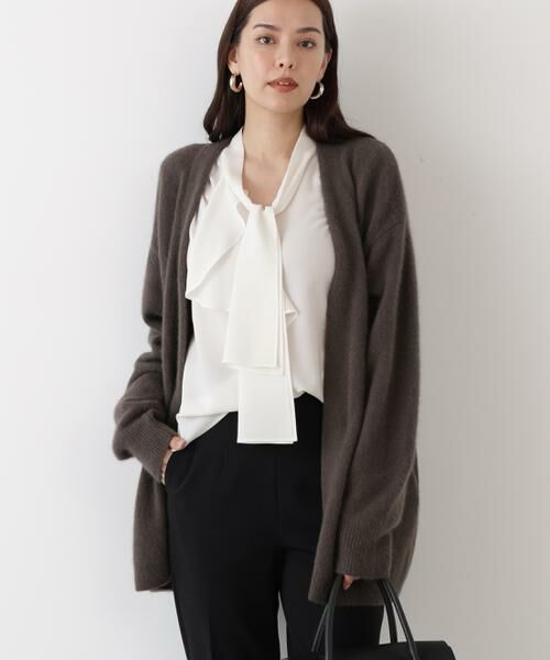 PINKY & DIANNE / ピンキーアンドダイアン カーディガン・ボレロ | エアリーウールVネックカーディガン | 詳細13