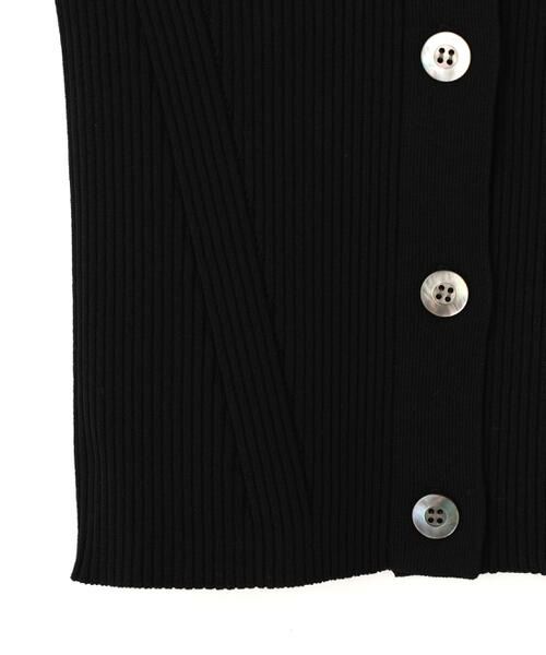 PINKY & DIANNE / ピンキーアンドダイアン カーディガン・ボレロ | ◆リブニットVネックカーディガン | 詳細16