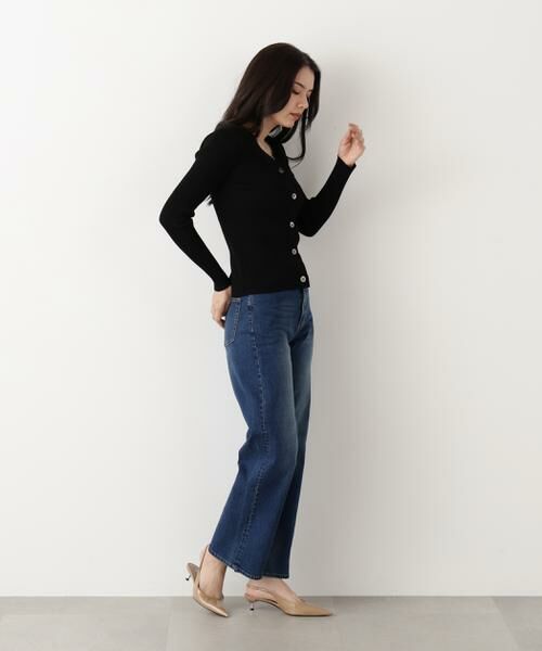 PINKY & DIANNE / ピンキーアンドダイアン カーディガン・ボレロ | ◆リブニットVネックカーディガン | 詳細10