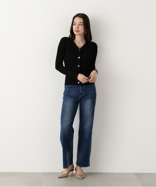 PINKY & DIANNE / ピンキーアンドダイアン カーディガン・ボレロ | ◆リブニットVネックカーディガン | 詳細11