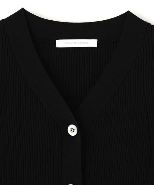 PINKY & DIANNE / ピンキーアンドダイアン カーディガン・ボレロ | ◆リブニットVネックカーディガン | 詳細13