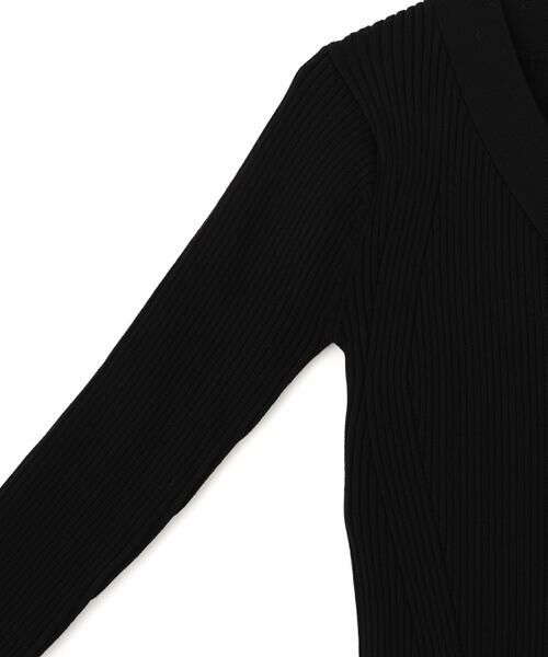 PINKY & DIANNE / ピンキーアンドダイアン カーディガン・ボレロ | ◆リブニットVネックカーディガン | 詳細14
