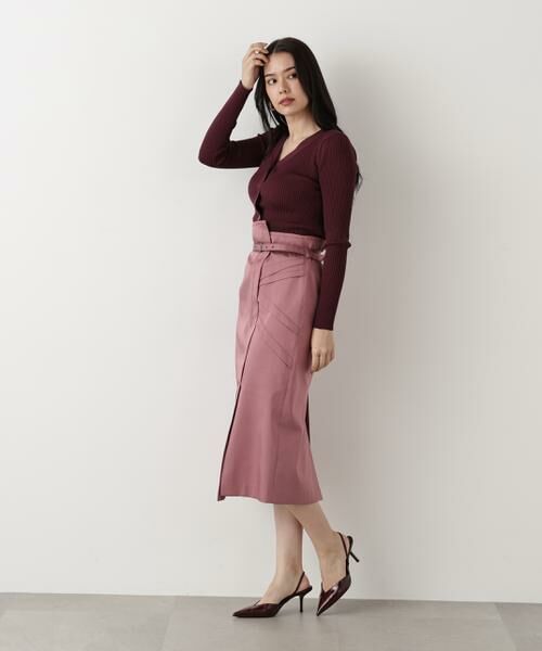 PINKY & DIANNE / ピンキーアンドダイアン カーディガン・ボレロ | ◆リブニットVネックカーディガン | 詳細22