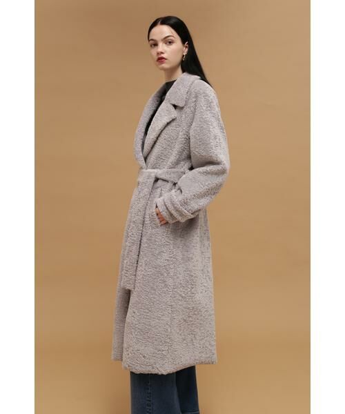 PINKY & DIANNE / ピンキーアンドダイアン アウター | ショートボアロングコート | 詳細6