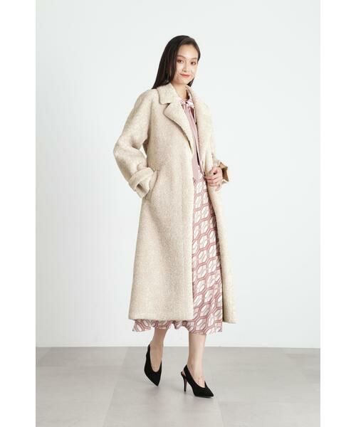 PINKY & DIANNE / ピンキーアンドダイアン アウター | ショートボアロングコート | 詳細23