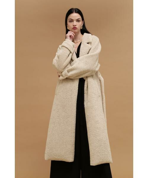 PINKY & DIANNE / ピンキーアンドダイアン アウター | ショートボアロングコート | 詳細16