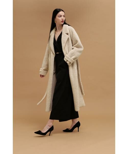 PINKY & DIANNE / ピンキーアンドダイアン アウター | ショートボアロングコート | 詳細18