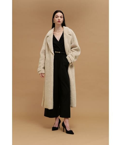 PINKY & DIANNE / ピンキーアンドダイアン アウター | ショートボアロングコート | 詳細19