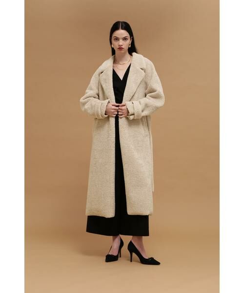 PINKY & DIANNE / ピンキーアンドダイアン アウター | ショートボアロングコート | 詳細20