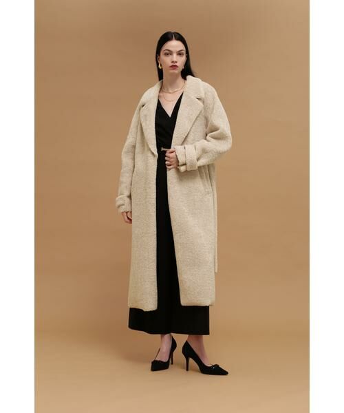 PINKY & DIANNE / ピンキーアンドダイアン アウター | ショートボアロングコート | 詳細21