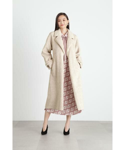 PINKY & DIANNE / ピンキーアンドダイアン アウター | ショートボアロングコート | 詳細22