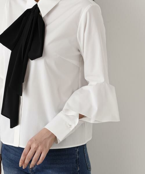 PINKY & DIANNE / ピンキーアンドダイアン シャツ・ブラウス | ◆ラッフルスリーブリボンブラウス | 詳細13