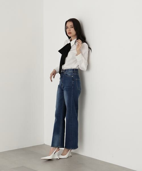 PINKY & DIANNE / ピンキーアンドダイアン シャツ・ブラウス | ◆ラッフルスリーブリボンブラウス | 詳細5