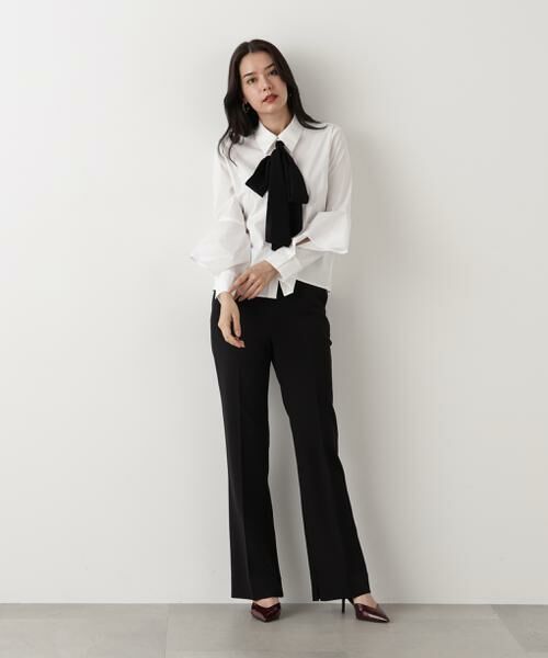 PINKY & DIANNE / ピンキーアンドダイアン シャツ・ブラウス | ◆ラッフルスリーブリボンブラウス | 詳細7