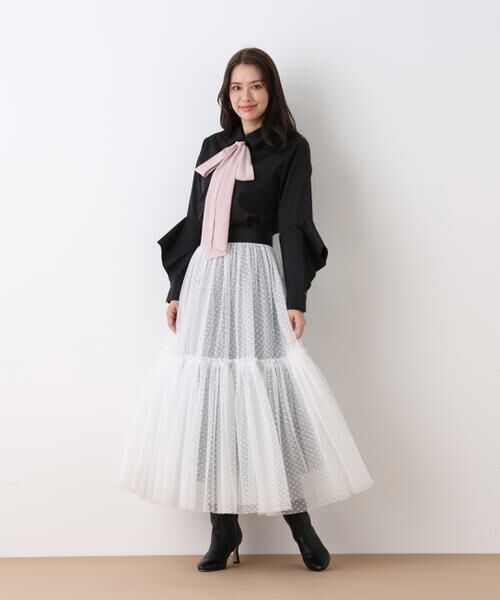 PINKY & DIANNE / ピンキーアンドダイアン シャツ・ブラウス | ◆ラッフルスリーブリボンブラウス | 詳細19