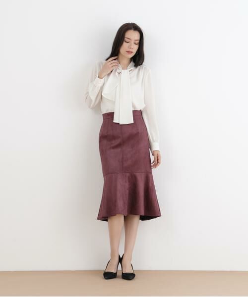 PINKY & DIANNE / ピンキーアンドダイアン スカート | ◆スエードマーメイドスカート | 詳細4