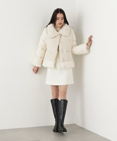 PINKY & DIANNE / ピンキーアンドダイアン スカート | ◆ツイルハイウエストミニスカート | 詳細5