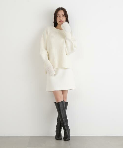 PINKY & DIANNE / ピンキーアンドダイアン スカート | ◆ツイルハイウエストミニスカート | 詳細8