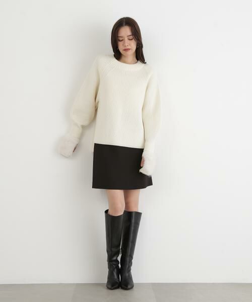 PINKY & DIANNE / ピンキーアンドダイアン スカート | ◆ツイルハイウエストミニスカート | 詳細17