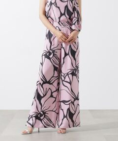 PINKY & DIANNE / ピンキーアンドダイアン パンツ | アートフラワープリントパンツ