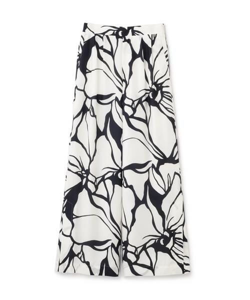 PINKY & DIANNE / ピンキーアンドダイアン パンツ | アートフラワープリントパンツ | 詳細1