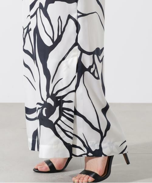 PINKY & DIANNE / ピンキーアンドダイアン パンツ | アートフラワープリントパンツ | 詳細13