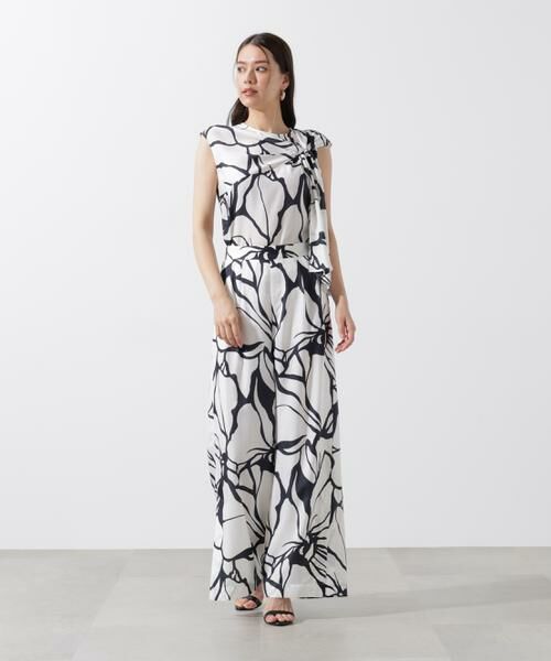 PINKY & DIANNE / ピンキーアンドダイアン パンツ | アートフラワープリントパンツ | 詳細8