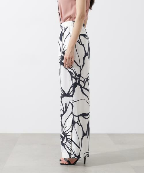 PINKY & DIANNE / ピンキーアンドダイアン パンツ | アートフラワープリントパンツ | 詳細9