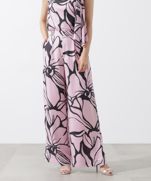 PINKY & DIANNE / ピンキーアンドダイアン パンツ | アートフラワープリントパンツ | 詳細22