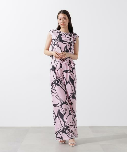 PINKY & DIANNE / ピンキーアンドダイアン パンツ | アートフラワープリントパンツ | 詳細25