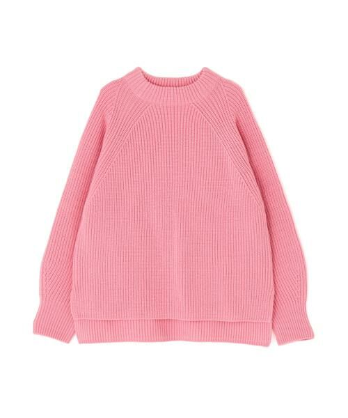 PINKY & DIANNE / ピンキーアンドダイアン ニット・セーター | ◆ファーグローブ付き畦ニットプルオーバー | 詳細1