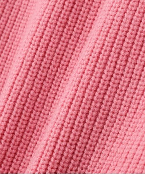 PINKY & DIANNE / ピンキーアンドダイアン ニット・セーター | ◆ファーグローブ付き畦ニットプルオーバー | 詳細6