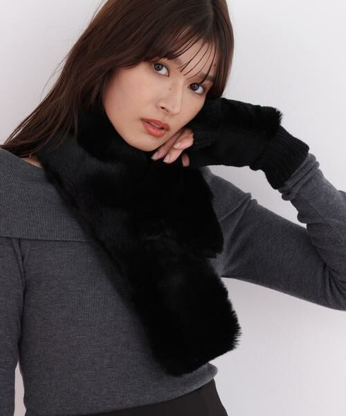 PINKY & DIANNE / ピンキーアンドダイアン マフラー・ショール・スヌード・ストール | ファーストール＆グローブ | 詳細11