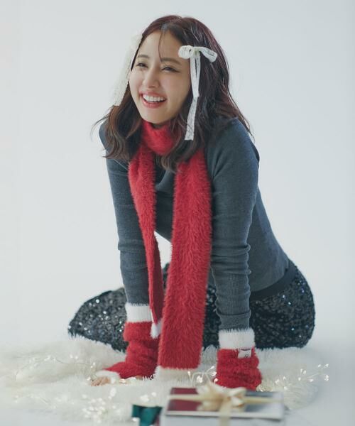 PINKY & DIANNE / ピンキーアンドダイアン マフラー・ショール・スヌード・ストール | ［WEB限定］ストール＆ハンドウォーマーセット | 詳細1