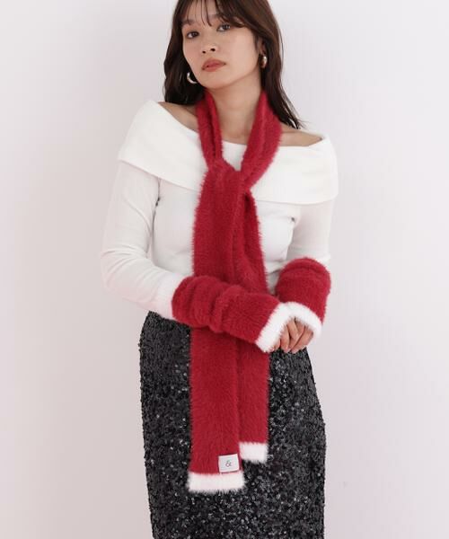 PINKY & DIANNE / ピンキーアンドダイアン マフラー・ショール・スヌード・ストール | ［WEB限定］ストール＆ハンドウォーマーセット | 詳細3