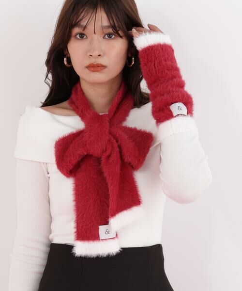 PINKY & DIANNE / ピンキーアンドダイアン マフラー・ショール・スヌード・ストール | ［WEB限定］ストール＆ハンドウォーマーセット | 詳細4