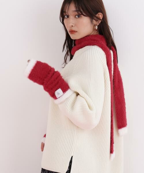 PINKY & DIANNE / ピンキーアンドダイアン マフラー・ショール・スヌード・ストール | ［WEB限定］ストール＆ハンドウォーマーセット | 詳細5