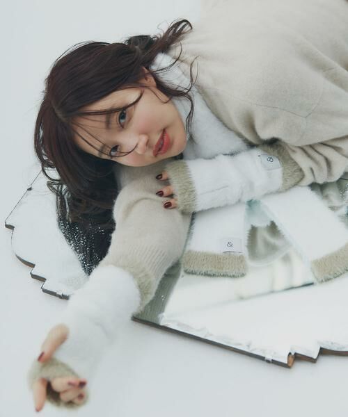 PINKY & DIANNE / ピンキーアンドダイアン マフラー・ショール・スヌード・ストール | ［WEB限定］ストール＆ハンドウォーマーセット | 詳細12