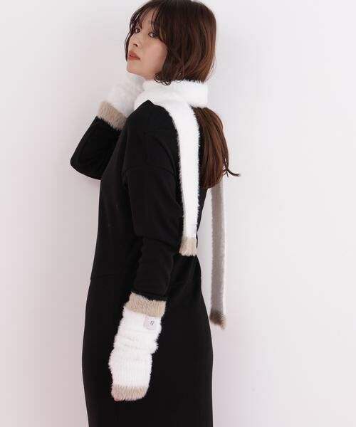 PINKY & DIANNE / ピンキーアンドダイアン マフラー・ショール・スヌード・ストール | ［WEB限定］ストール＆ハンドウォーマーセット | 詳細19