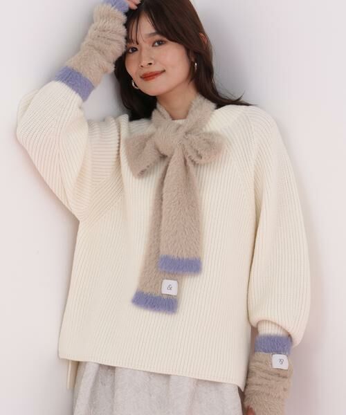 PINKY & DIANNE / ピンキーアンドダイアン マフラー・ショール・スヌード・ストール | ［WEB限定］ストール＆ハンドウォーマーセット | 詳細22