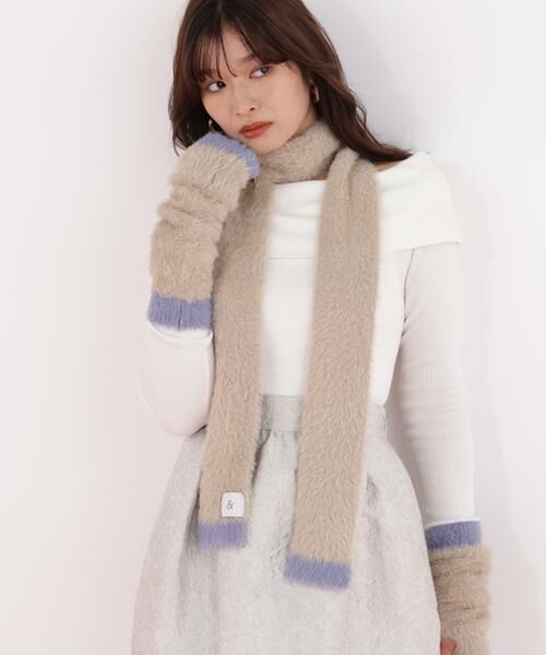 PINKY & DIANNE / ピンキーアンドダイアン マフラー・ショール・スヌード・ストール | ［WEB限定］ストール＆ハンドウォーマーセット | 詳細23