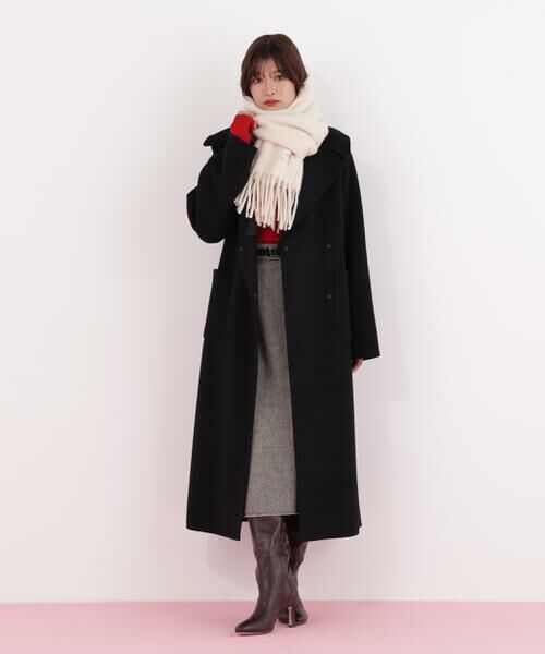 PINKY & DIANNE / ピンキーアンドダイアン マフラー・ショール・スヌード・ストール | ［WEB限定］ソフトタッチブークレーマフラー | 詳細3