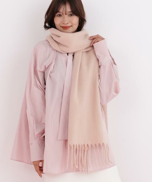 PINKY & DIANNE / ピンキーアンドダイアン マフラー・ショール・スヌード・ストール | ［WEB限定］ソフトタッチブークレーマフラー | 詳細13