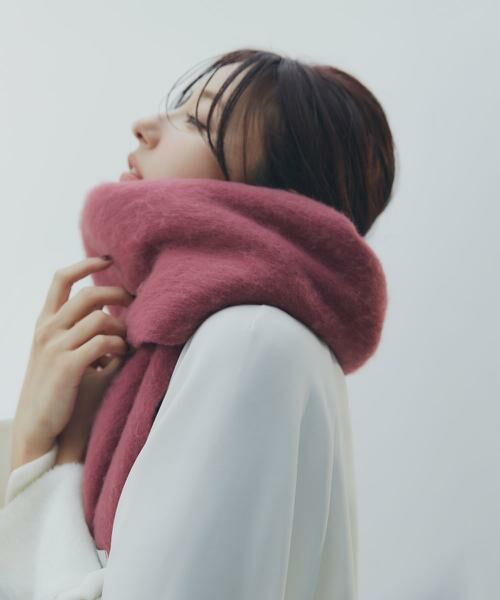 PINKY & DIANNE / ピンキーアンドダイアン マフラー・ショール・スヌード・ストール | ［WEB限定］ソフトタッチブークレーマフラー | 詳細15