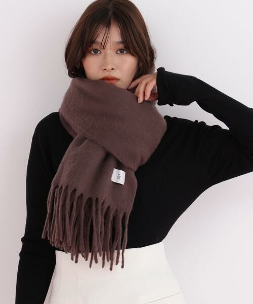 PINKY & DIANNE / ピンキーアンドダイアン マフラー・ショール・スヌード・ストール | ［WEB限定］ソフトタッチブークレーマフラー | 詳細23