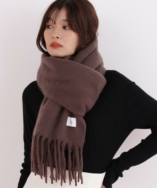PINKY & DIANNE / ピンキーアンドダイアン マフラー・ショール・スヌード・ストール | ［WEB限定］ソフトタッチブークレーマフラー | 詳細24